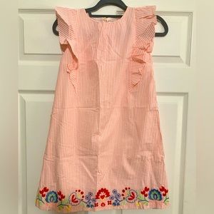 Crewcuts pink/white size 10 girl’s dress
